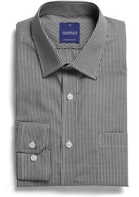 GLOWEAVE GINGHAM L/S SHIRT-shirts casual & business-KINGSIZE BIG & TALL
