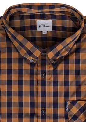 BEN SHERMAN BUFFALO S/S SHIRT -shirts casual & business-KINGSIZE BIG & TALL