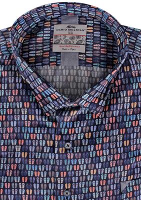 DARIO BELTRAN THONGS S/S SHIRT-shirts casual & business-KINGSIZE BIG & TALL