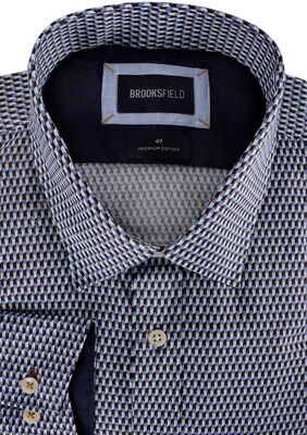 BROOKSFIELD TOWER RETRO L/S SHIRT-shirts casual & business-KINGSIZE BIG & TALL