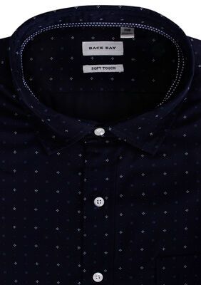 BACKBAY DETAILED DOT S/S SHIRT -shirts casual & business-KINGSIZE BIG & TALL