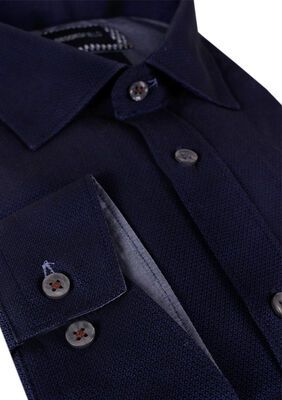 BROOKSFIELD TONAL TEXT L/S SHIRT-shirts casual & business-KINGSIZE BIG & TALL