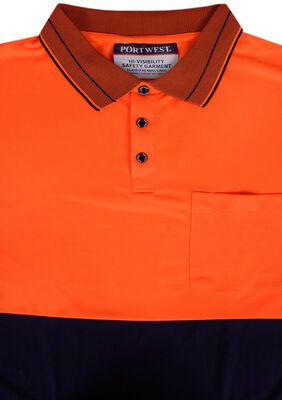 PRIME MOVER HI VIS S/S POLO -workwear-KINGSIZE BIG & TALL