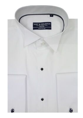HUNT & HOLDITCH RITZ MARCELLA SHIRT-shirts casual & business-KINGSIZE BIG & TALL