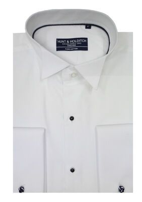 HUNT & HOLDITCH RITZ WING COLLAR TALL SHIRT-tall range-KINGSIZE BIG & TALL