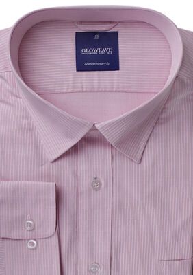 GLOWEAVE STRIPE L/S SHIRT-shirts casual & business-KINGSIZE BIG & TALL