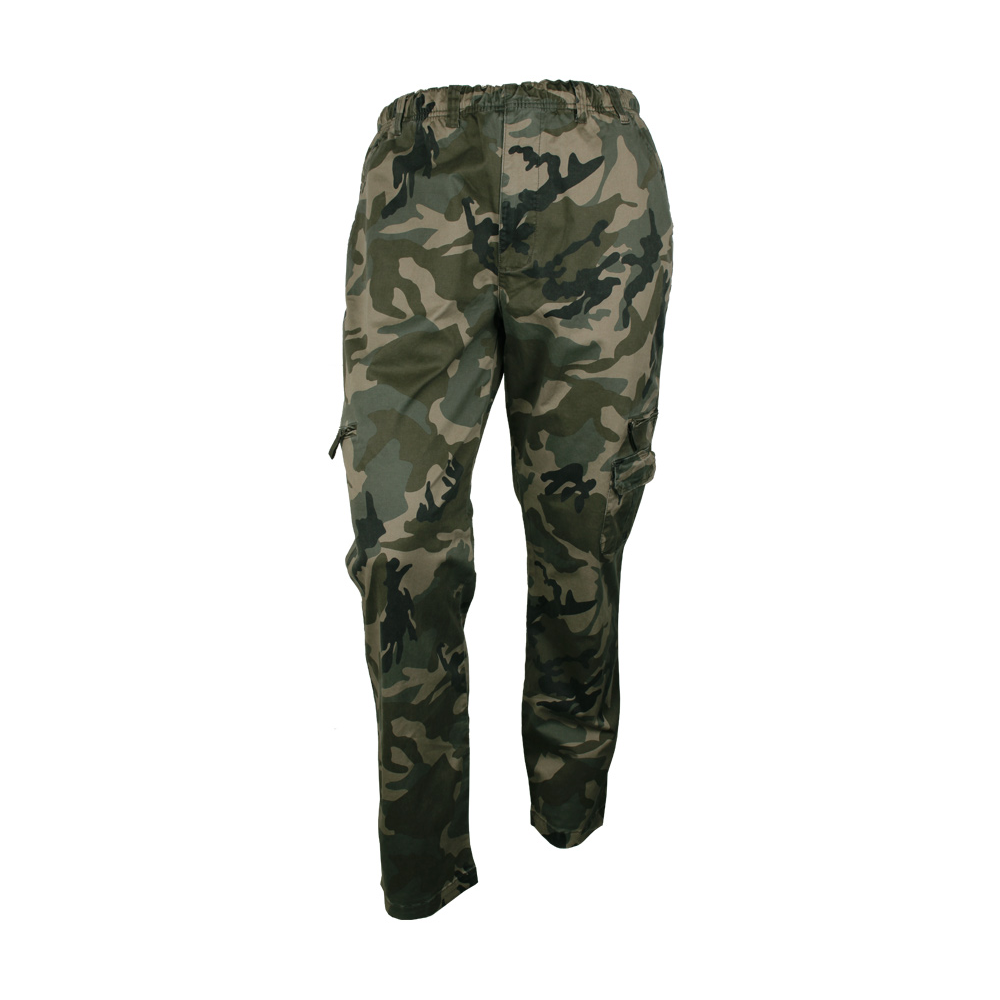 BRONCO CAMO CARGO TROUSER - BRONCO BSR : LARGE SIZE MENS CASUAL TROUSERS