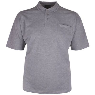 BRONCO PIQUE POLO SHIRT-big mens basics-KINGSIZE BIG & TALL