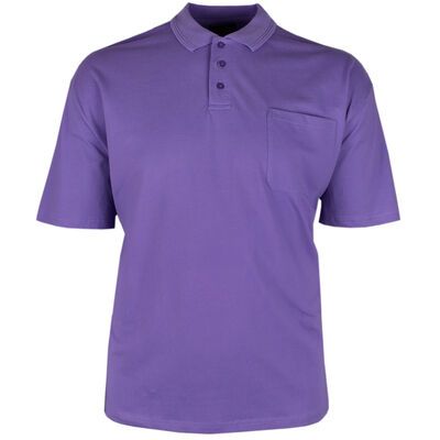 BRONCO PIQUE POLO SHIRT-big mens basics-KINGSIZE BIG & TALL