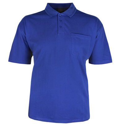 BRONCO PIQUE POLO SHIRT-big mens basics-KINGSIZE BIG & TALL