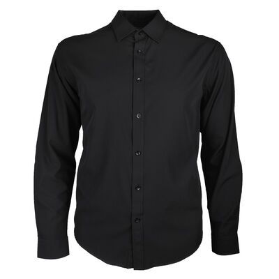 MAURIO PLAIN BAMBOO L/S SHIRT-shirts casual & business-KINGSIZE BIG & TALL