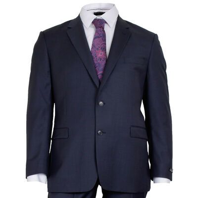 DANIEL HECHTER 10612 NAVY SUIT SELECT COAT-tall range-KINGSIZE BIG & TALL