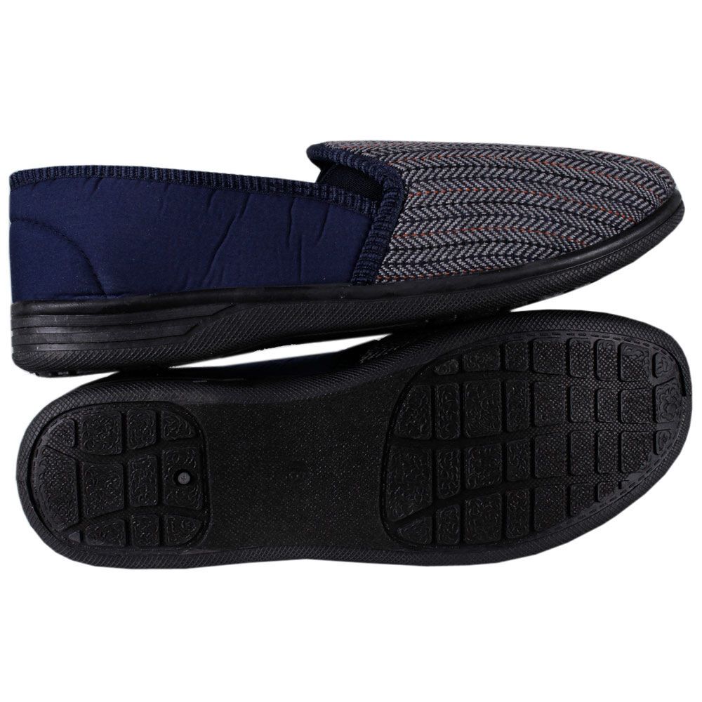 ZEDZ CHARLES VELOUR SLIPPER - ZEDZ W26 : Big Size Slippers | Kingsize