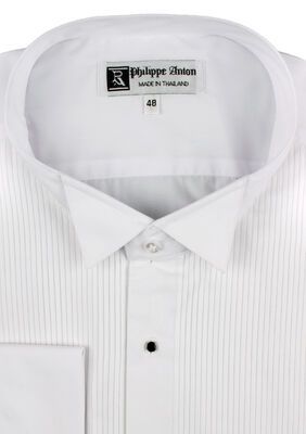 PHILLIP ANTON WING COLLAR L/S SHIRT-shirts casual & business-KINGSIZE BIG & TALL