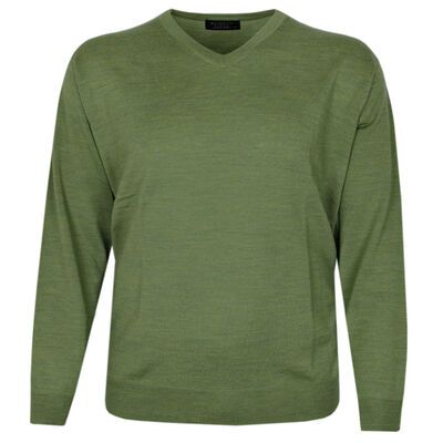 ANSETT MERINO V NECK PULLOVER-new arrivals-KINGSIZE BIG & TALL