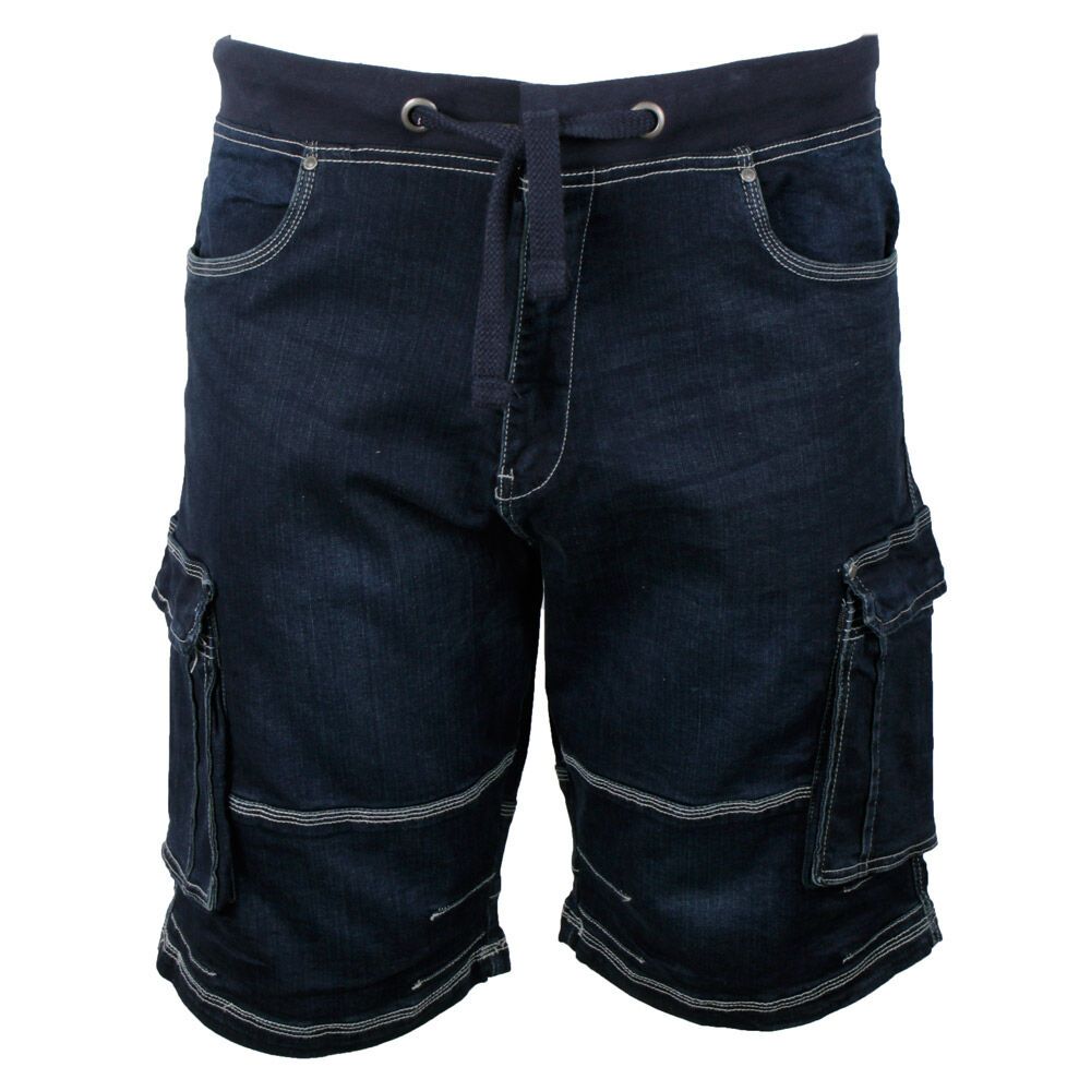 KAM DIT0 CARGO DENIM SHORT - LARGE SIZE 