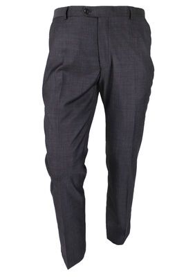 FLAIR HERRINGBONE TROUSER-trousers-KINGSIZE BIG & TALL