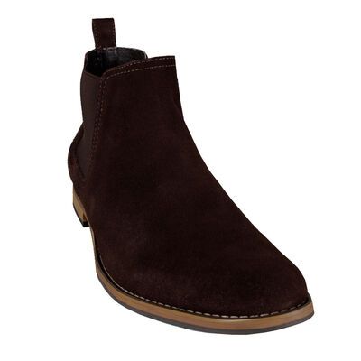 SLATTERS NEMESIS ELASTIC SIDE SUEDE BOOT-new arrivals-KINGSIZE BIG & TALL