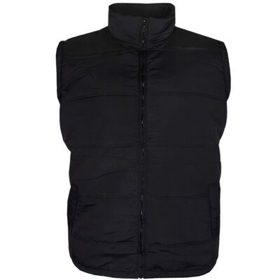 KAM PADDED GILLET-fleecy tops & hoodies-KINGSIZE BIG & TALL