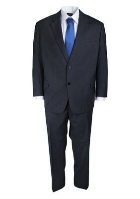FLAIR VERTICAL STRIPE SUIT-sale clearance-KINGSIZE BIG & TALL