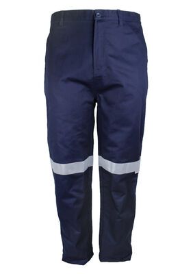 PRIME DRILL TROUSER WITH REFLECTIVE TAPE-workwear-KINGSIZE BIG & TALL