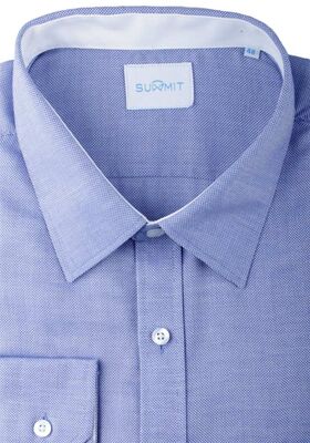SUMMIT SHARKSKIN L/S SHIRT-shirts casual & business-KINGSIZE BIG & TALL