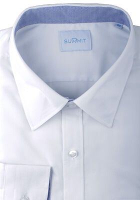 SUMMIT SHARKSKIN L/S SHIRT-shirts casual & business-KINGSIZE BIG & TALL