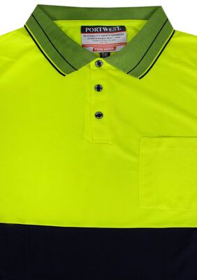 PRIME MOVER HI VIS S/S POLO -workwear-KINGSIZE BIG & TALL