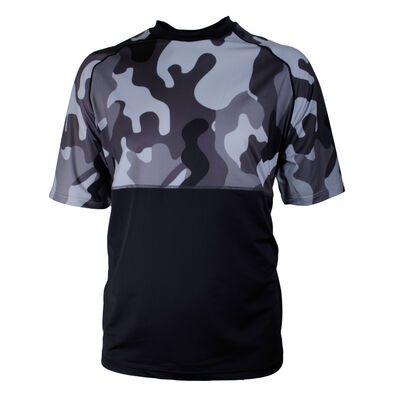 BRONCO CAMO SHORT SLEEVE RASHIE-new arrivals-KINGSIZE BIG & TALL