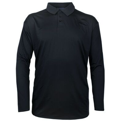 ATLAS PERFORMANCE POLO L/S SHIRT-polos-KINGSIZE BIG & TALL