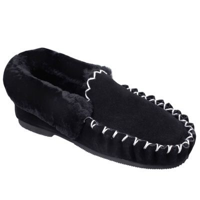 SLATTERS MOCCASIN SLIPPER-footwear-KINGSIZE BIG & TALL