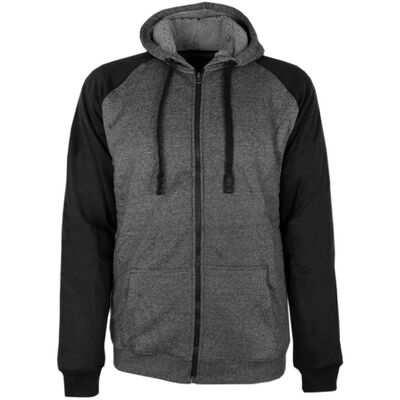 KAM RAGLAN SHERPA HOODY-kam-KINGSIZE BIG & TALL