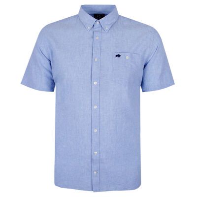 RAGING BULL CASUAL LINEN BLEND S/S SHIRT-new arrivals-KINGSIZE BIG & TALL