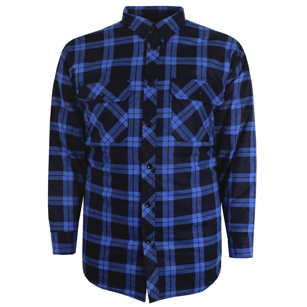 Mens big and tall quilted flannel shirt outlet