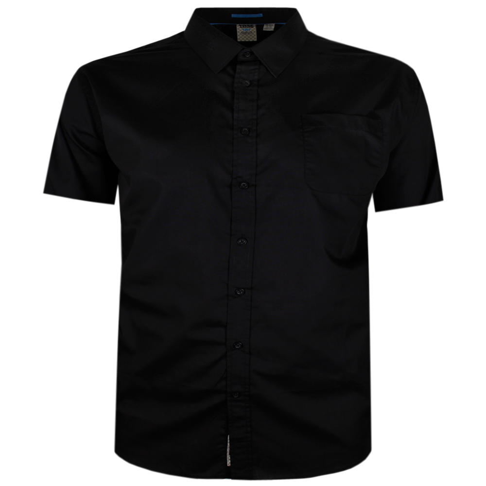 DUKE AERON PLAIN S/S SHIRT BIG SIZE MENS SHIRTS PLUS SIZE SHIRTS EXTRA LARGE SHIRTS XXL SHIRTS