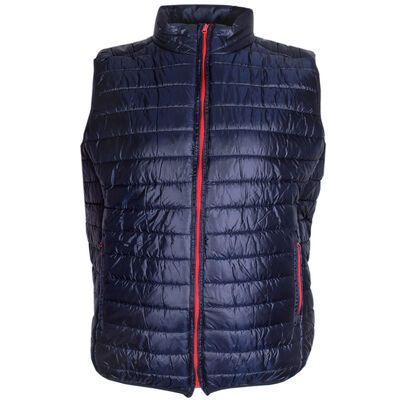 KAM NAVY QUILTED GILLET-sale clearance-KINGSIZE BIG & TALL