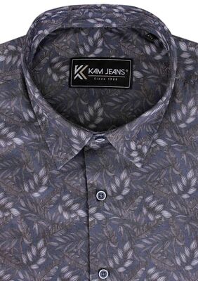 KAM LEAF S/S SHIRT -shirts casual & business-KINGSIZE BIG & TALL