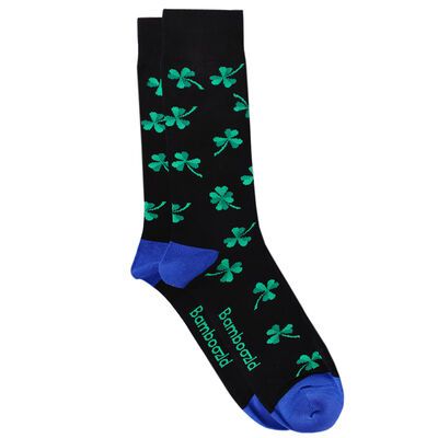 BAMBOOZLD LUCKY CLOVER SOCKS 11 - 14-new arrivals-KINGSIZE BIG & TALL