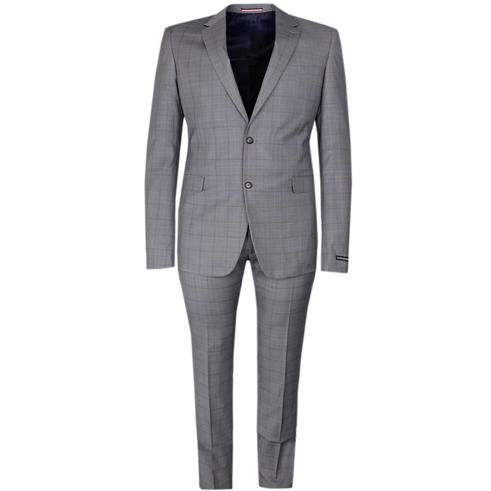 DANIEL HECHTER 2 PIECE CHECK SUIT - TALL MENS SUITS | EXTRA LONG SUITS ...