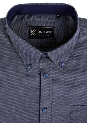 KAM DOBBY DOT S/S SHIRT -shirts casual & business-KINGSIZE BIG & TALL