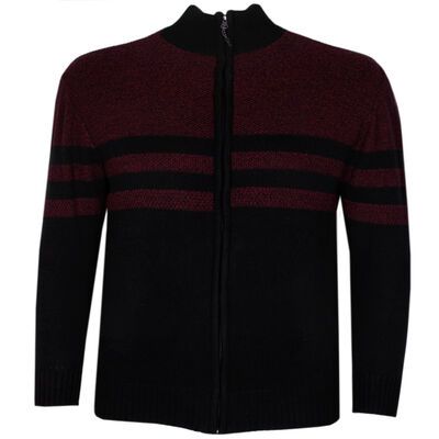 KAM KNIT INTERLOCK DETAIL CARDIGAN -sale clearance-KINGSIZE BIG & TALL