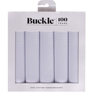BUCKLE 5 PACK HANDKERCHIEFS-accessories-KINGSIZE BIG & TALL