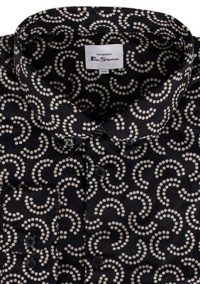 BEN SHERMAN MONO L/S SHIRT -shirts casual & business-KINGSIZE BIG & TALL