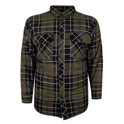 RITE MATE QUILTED FLANNEL SHIRT-sale clearance-KINGSIZE BIG & TALL
