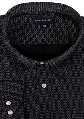 BLUE HORIZON SQUARE DIA L/S SHIRT -shirts casual & business-KINGSIZE BIG & TALL