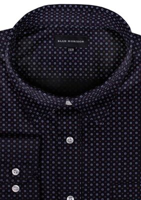 BLUE HORIZON CIRCLE DOT L/S SHIRT-shirts casual & business-KINGSIZE BIG & TALL