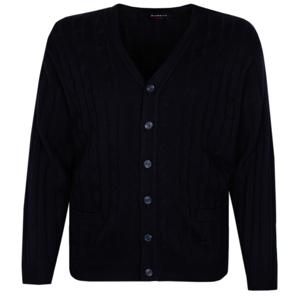 ANSETT CABLE KNIT CARDIGAN