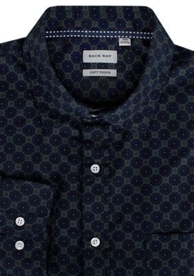 BACKBAY DANMASK MEDALLION L/S SHIRT -shirts casual & business-KINGSIZE BIG & TALL