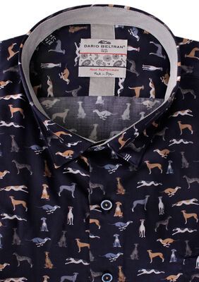 DARIO BELTRAN DOGGY S/S SHIRT-shirts casual & business-KINGSIZE BIG & TALL