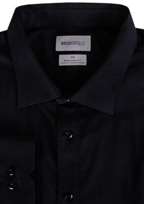 BROOKSFIELD STAPLE II PERFORM L/S SHIRT-shirts casual & business-KINGSIZE BIG & TALL
